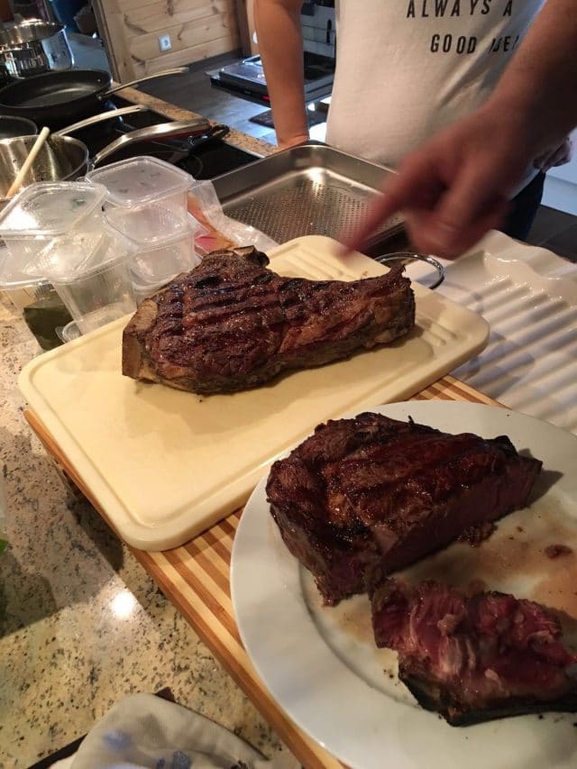 TXOGITXU Steak Sirloin nach dem Grillen
